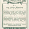 Mrs. Lambert Chambers, (Gt. Britain).
