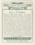 Mrs. L. A. Godfree, (Gt. Britain).