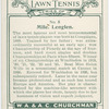 Mdlle. Lenglen, (France).