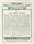 Miss Betty Nuthall, (Gt. Britain).