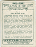 Miss Helen Wills, (U.S.A.).