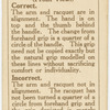 Backhand grip (Front View.)