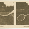 Backhand grip (Rear View.)