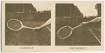 Backhand grip (Rear View.)