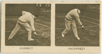 Backhand half volley.