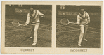 Forehand chop shot.