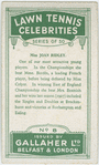 Miss Joan Ridley.