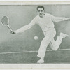 J. Brugon. (France). Running to a Fore-hand Drive.
