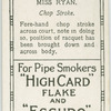 Miss Ryan. Chop Stroke.