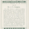 Dr. J. C. Gregory