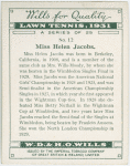 Miss Helen Jacobs.