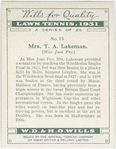 Mrs. T. A. Lakeman. (Miss Joan Fry.)