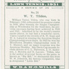 W. T. Tilden.