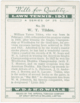 W. T. Tilden.