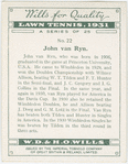 John van Ryn.