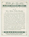 Mrs. Helen Wills-Moody.