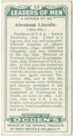 Abraham Lincoln. (1809-1865.)