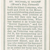 The legend of St. Michael's Mount (Mount's Bay, Cornwall).