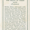 The death of Robin Hood (Yorkshire).