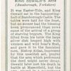 King Oswald's arm (Bamborough, Yorkshire).