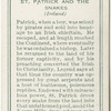 St. Patrick and the snakes (Ireland).