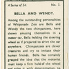 Bella and Wendy.