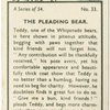 The pleading bear.