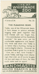 The pleading bear.