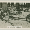 A wintry scene.