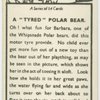 A "tyred" polar bear.