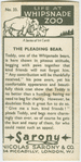 The pleading bear.