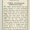 Three Whipsnade personalities