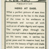 Nero at ease.