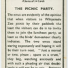 The picnic party.