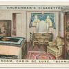 Bedroom, cabin de luxe suite.  Furness Withy Motorship "Bermuda."