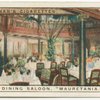 Dining Saloon.  Cunard Liner "Mauretania."