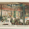 Dining Saloon.  Cunard Liner "Mauretania."