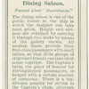 Dining Saloon.  Cunard Liner "Mauretania."
