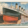White Star Liner "Olympic" on floating dock.