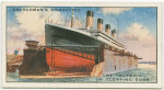 White Star Liner "Olympic" on floating dock.