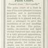 Palm court.  Cunard Liner "Berengaria."