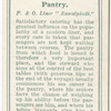 Pantry.  P. & O. Liner "Rawalpindi."
