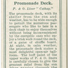 Promenade deck.  P. & O. Liner "Cathay."