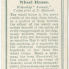 Wheel house.  Motorship "Aorangi," Union Line of N. Zealand.