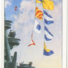 Flag signal hoisted