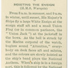 Hoisting the ensign (H.M.S. Warsprite).