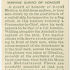 Marine guard of honour.