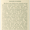 Range-finder.