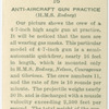 Anti-aircraft gun practice (H.M.S. Rodney.)