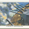 Firing a broadside (H.M.S. Rodney).